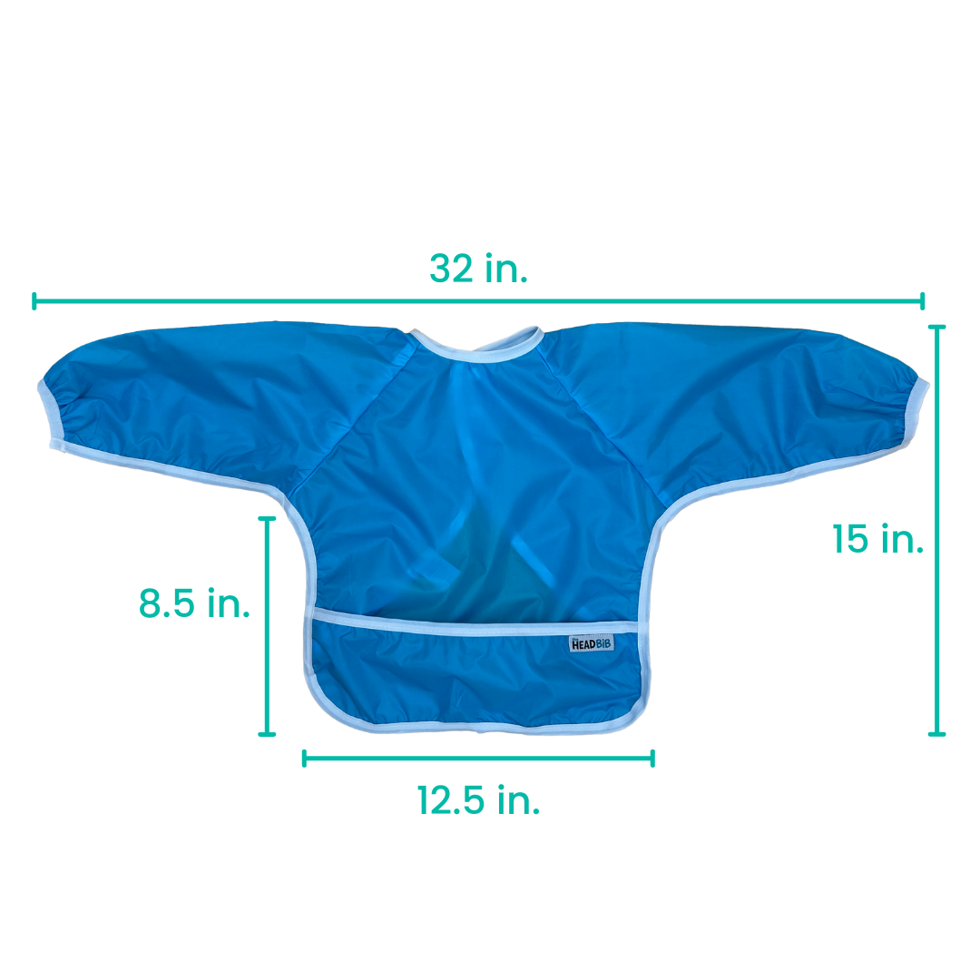 HeadBiB™ & SleeveBiB Set: Blue