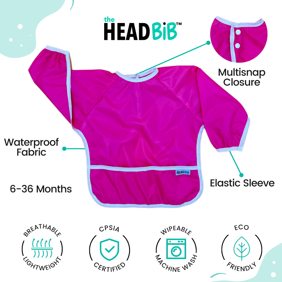 HeadBiB™ & SleeveBiB Set: Pink