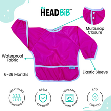 Load image into Gallery viewer, HeadBiB™ &amp; SleeveBiB Set: Pink
